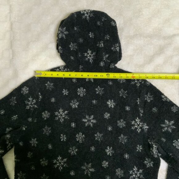 Women’s Eddie Bauer Hooded Snowflake Fleece Jacket • Large - Picture 8 of 16